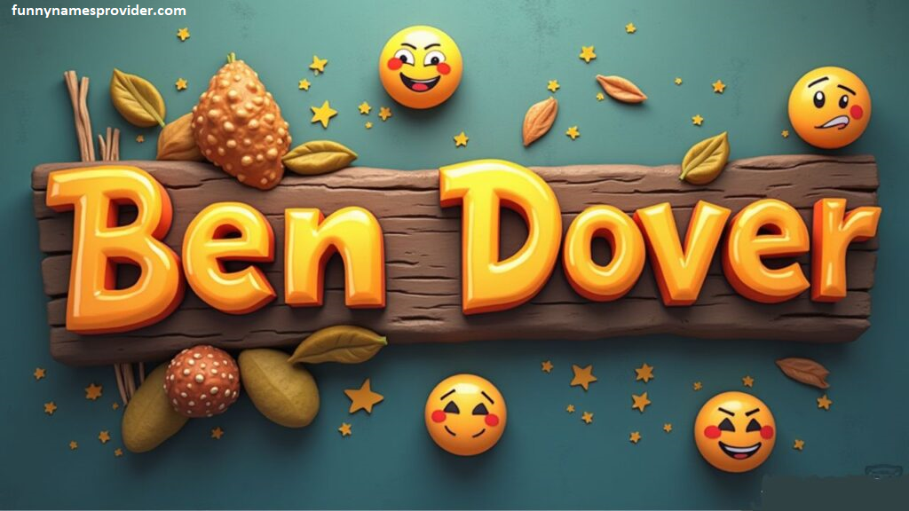 funny names like ben dover