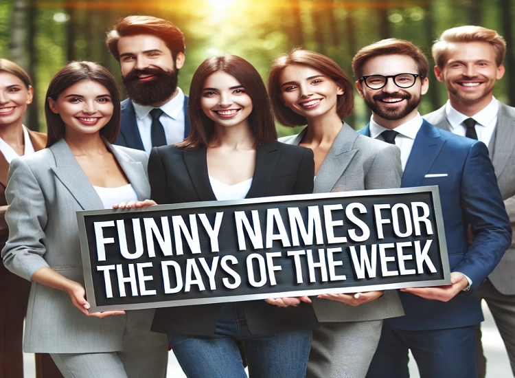 names for days of the week funny