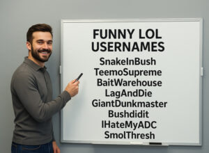 funny lol usernames