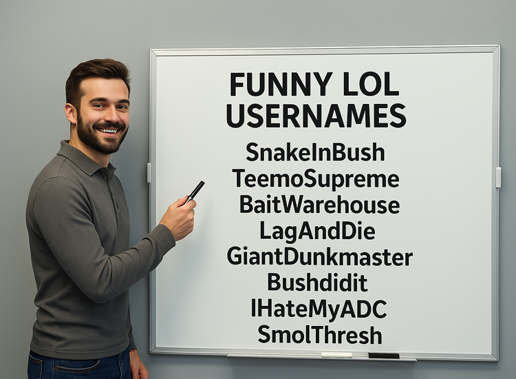 funny lol usernames