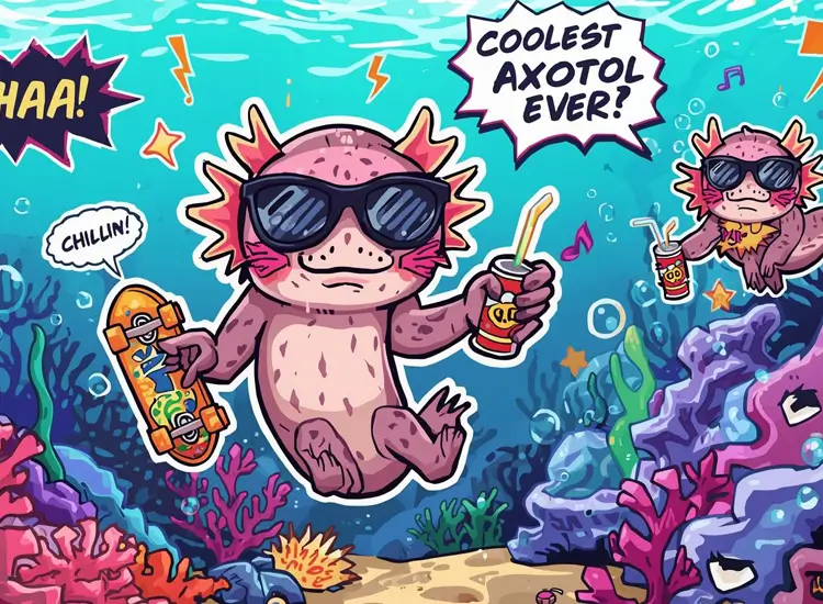 cool axolotl