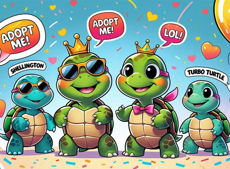 cute names for adopt me turtles