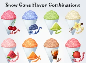 good snow cone flavor combinations