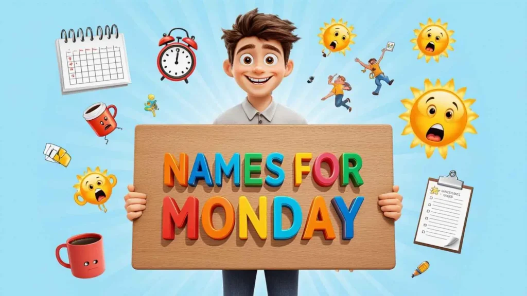 names for monday