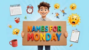 names for monday