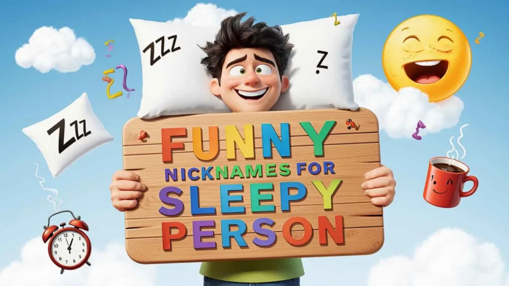 nicknames for sleepy person