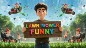 lawn mower funny