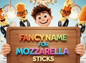 Fancy Names for Mozzarella Sticks