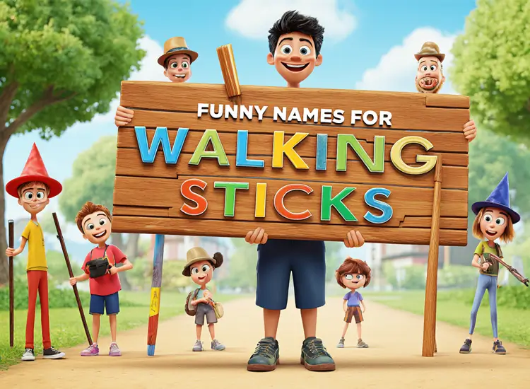 fancy name for walking Sticks