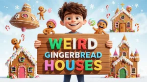 weird gingerbread houses