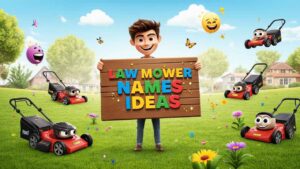 lawn mower names ideas