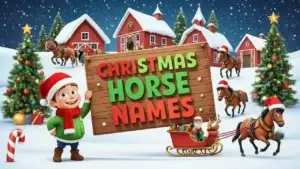 christmas horse names